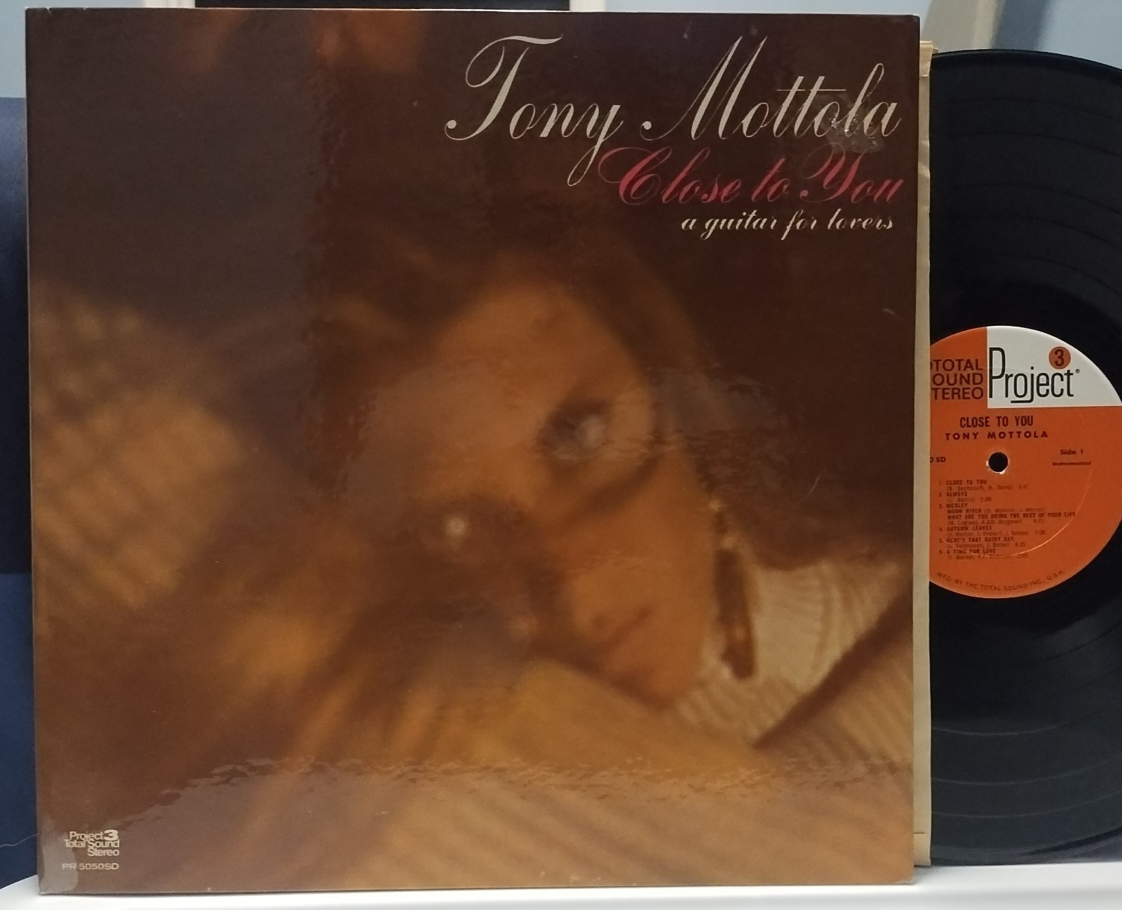TONY MOTTOLA Close to You EXC 1970 PROJECT 3 LP Vinnie Bell/Dick Hyman JAZZ gf