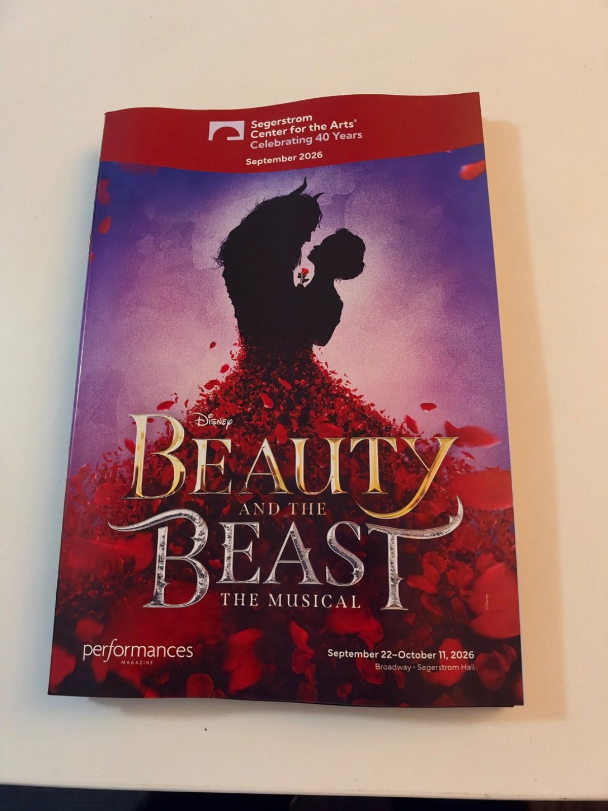 BROADWAY’S HIT MUSICAL BEAUTY AND THE BEST SEPTEMBER 2026 SHOW PROGRAM MINT BROADWAY’S HIT MUSICAL BEAUTY AND THE BEST SEPTEMBER 2026 SHOW PROGRAM MINT