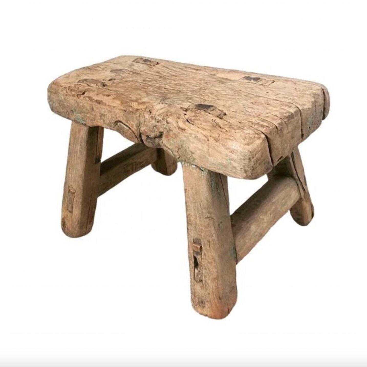 Small Vintage Rustic Decorative Bench Furniture
