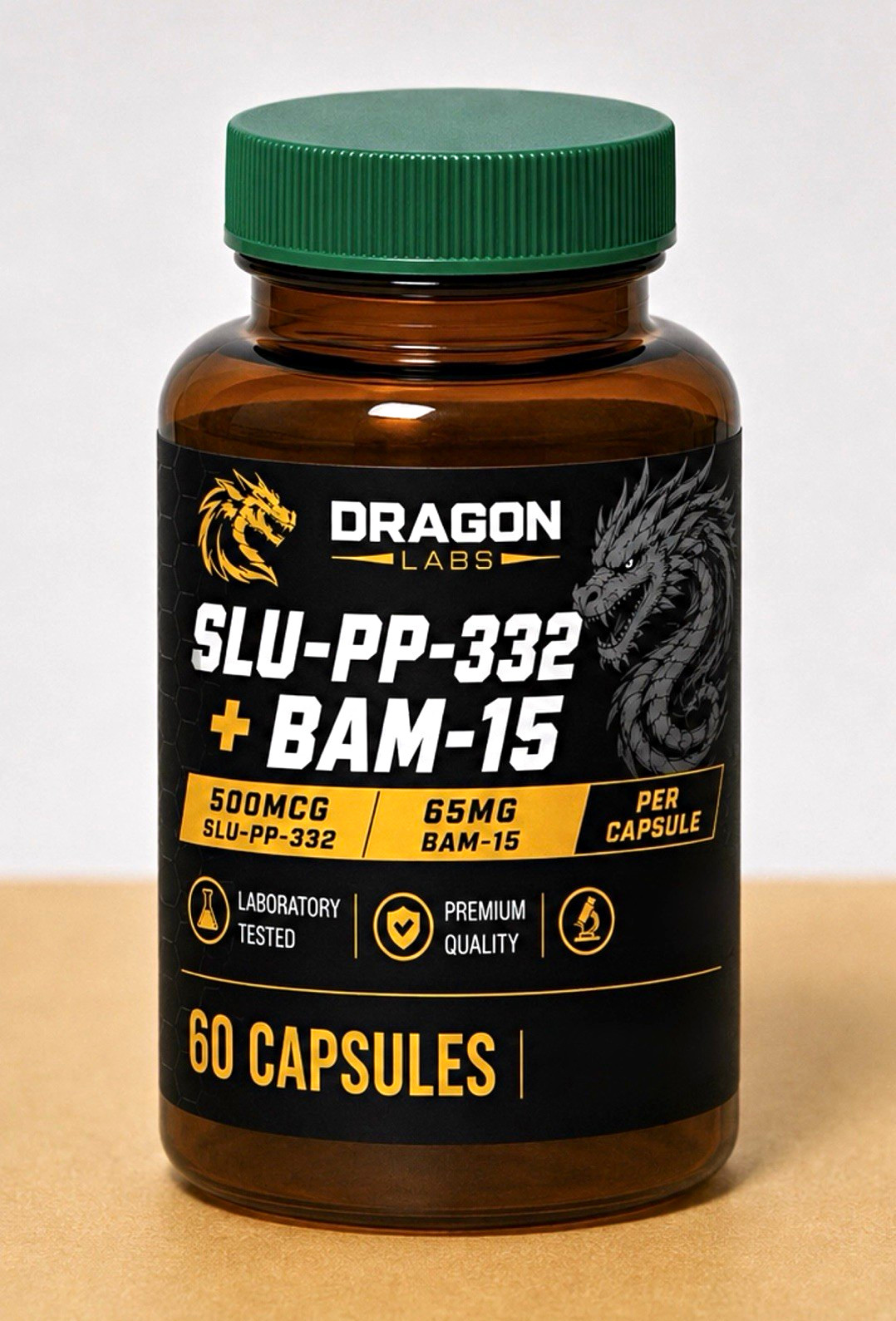 Dragon Labs SLU-PP-332 + BAM-15 500mcg/65mg x 60 Capsules