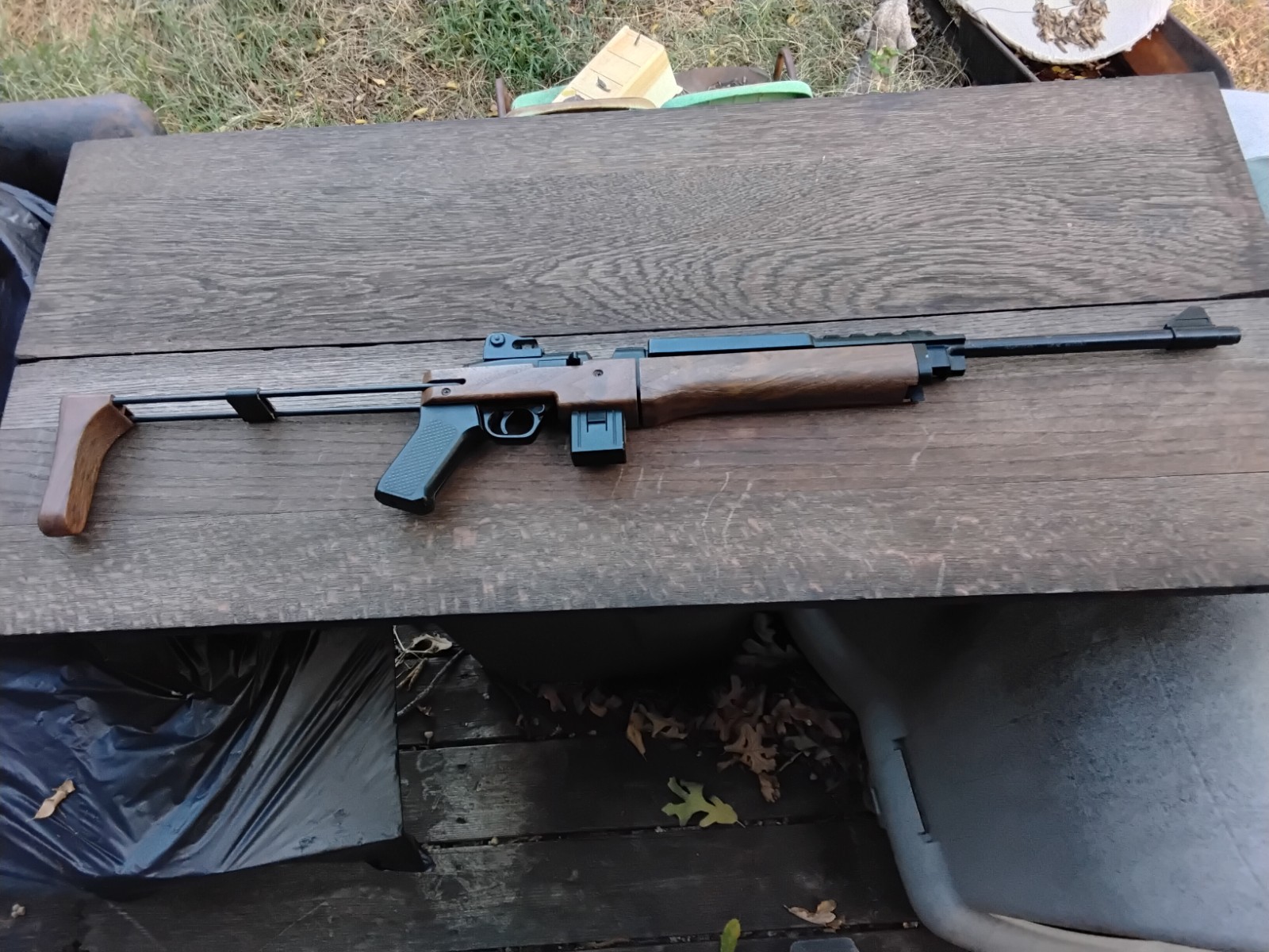 rare  Daisy SPORTER  Model 814  BB Gun  2pc Paratrooper Powerline