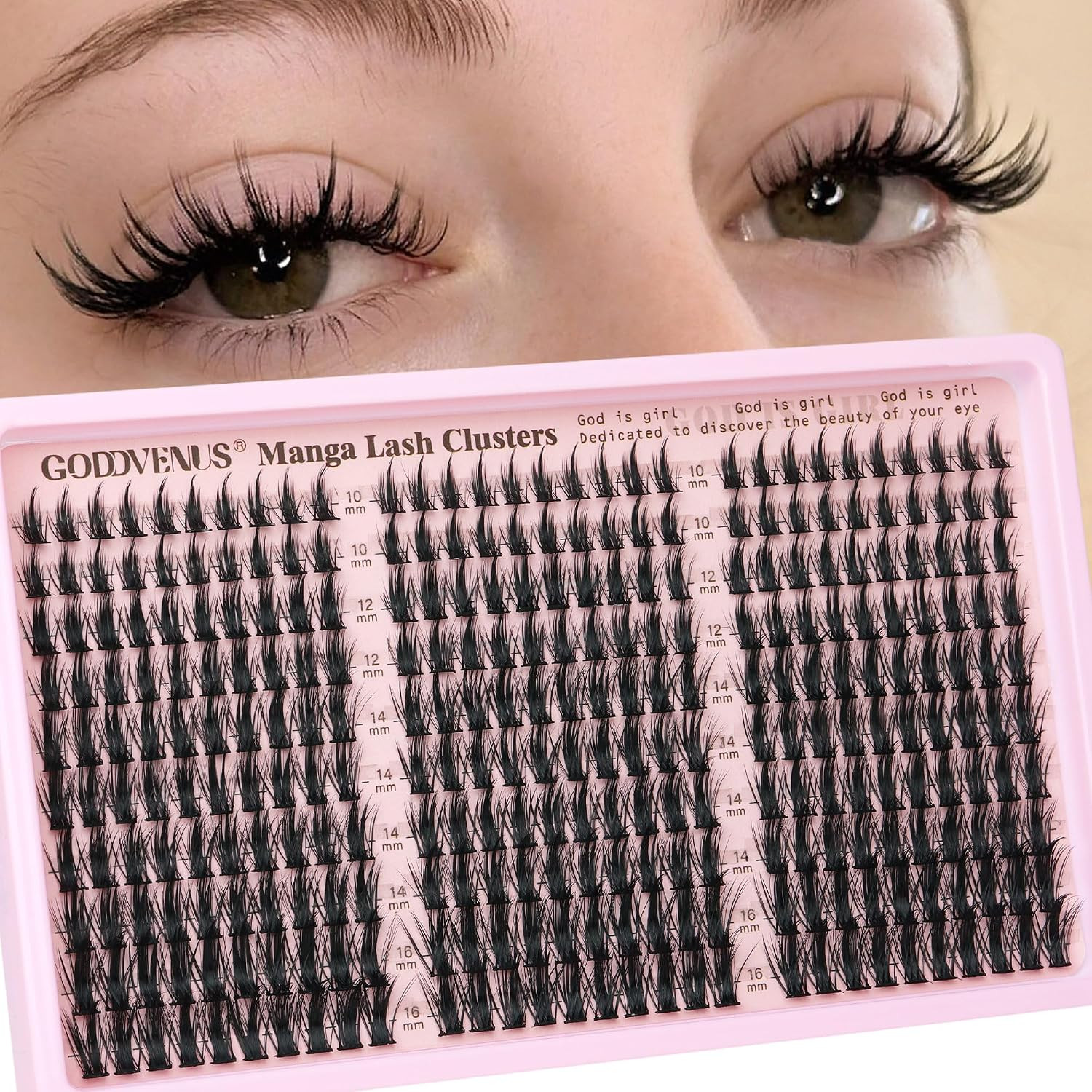 Manga Lash Clusters Natural Wispy 300 Pcs Fairy Eyelash Clusters Manga Lash Clusters Natural Wispy 300 Pcs Fairy Eyelash Clusters