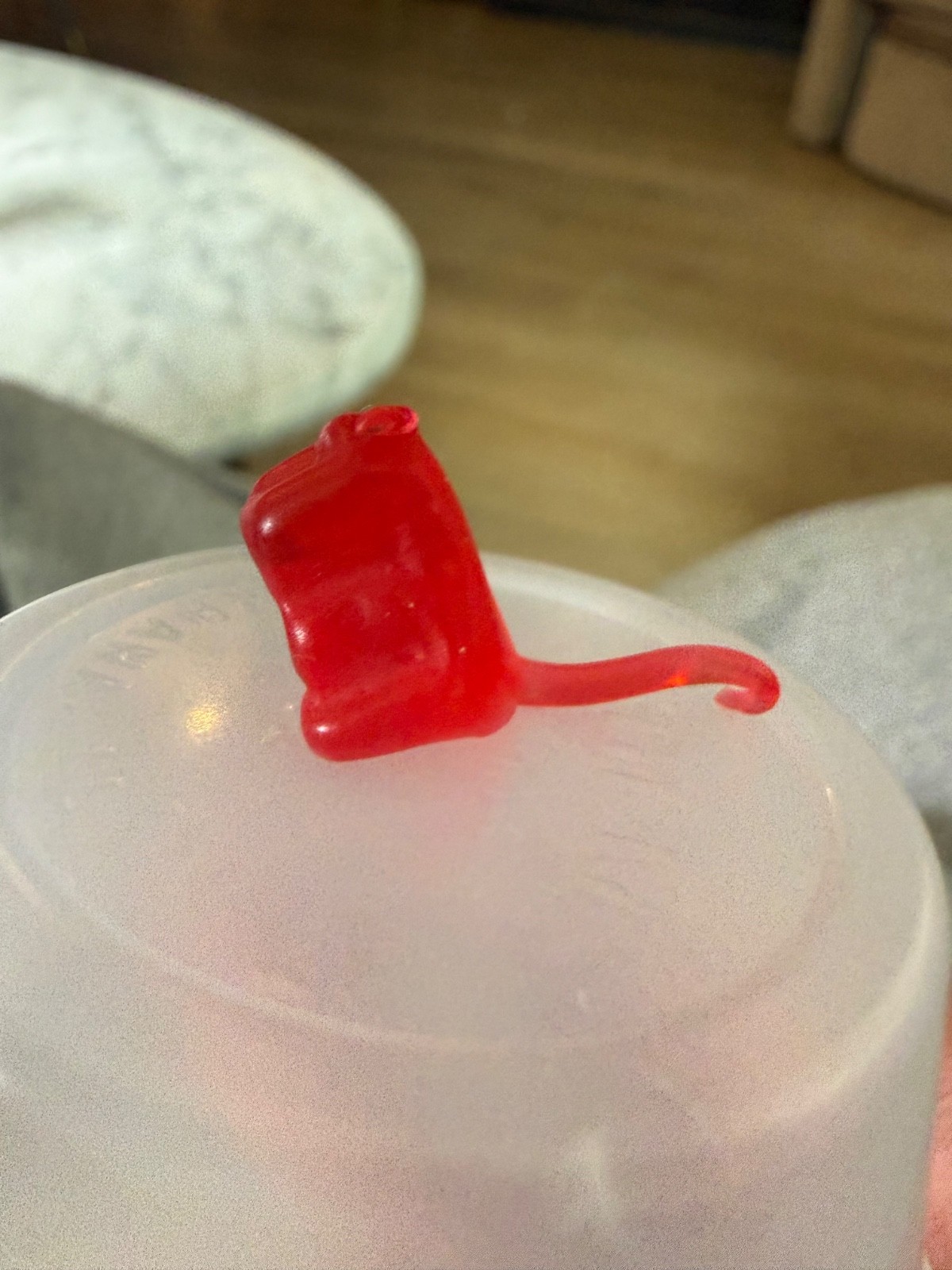 RARE Gummy Bear With a TAIL 🐻 Factory Error / Misprint / Oddity Candy