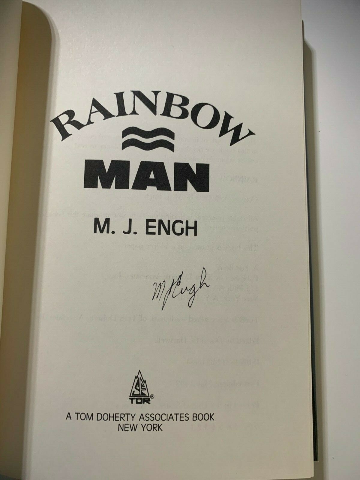 Signed M. J. Engh | \