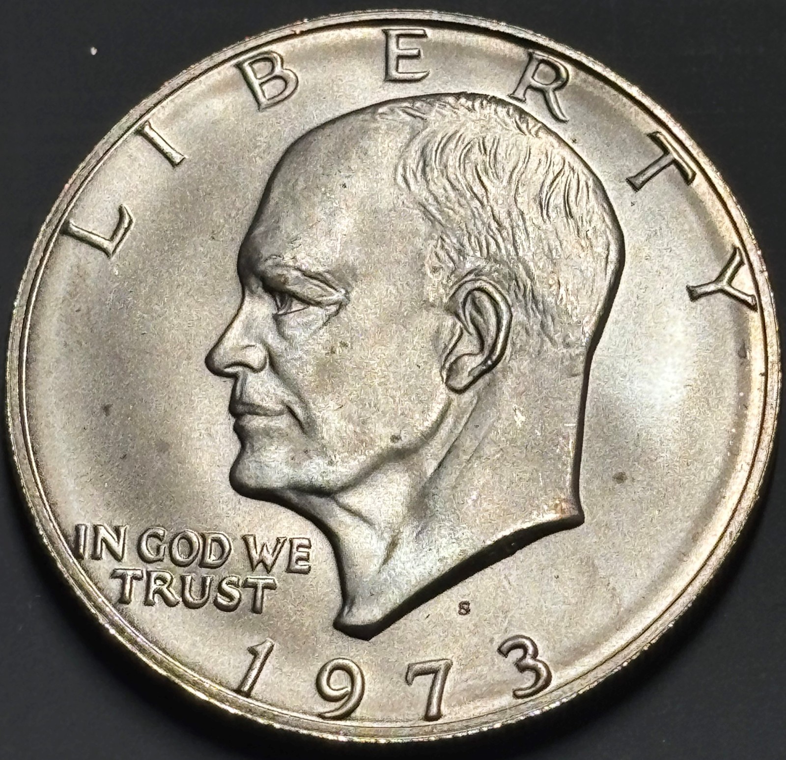 1973 S Eisenhower BU Blue Pack 40% Silver Ike Dollar Uncirculated S7 1973 S Eisenhower BU Blue Pack 40% Silver Ike Dollar Uncirculated S7
