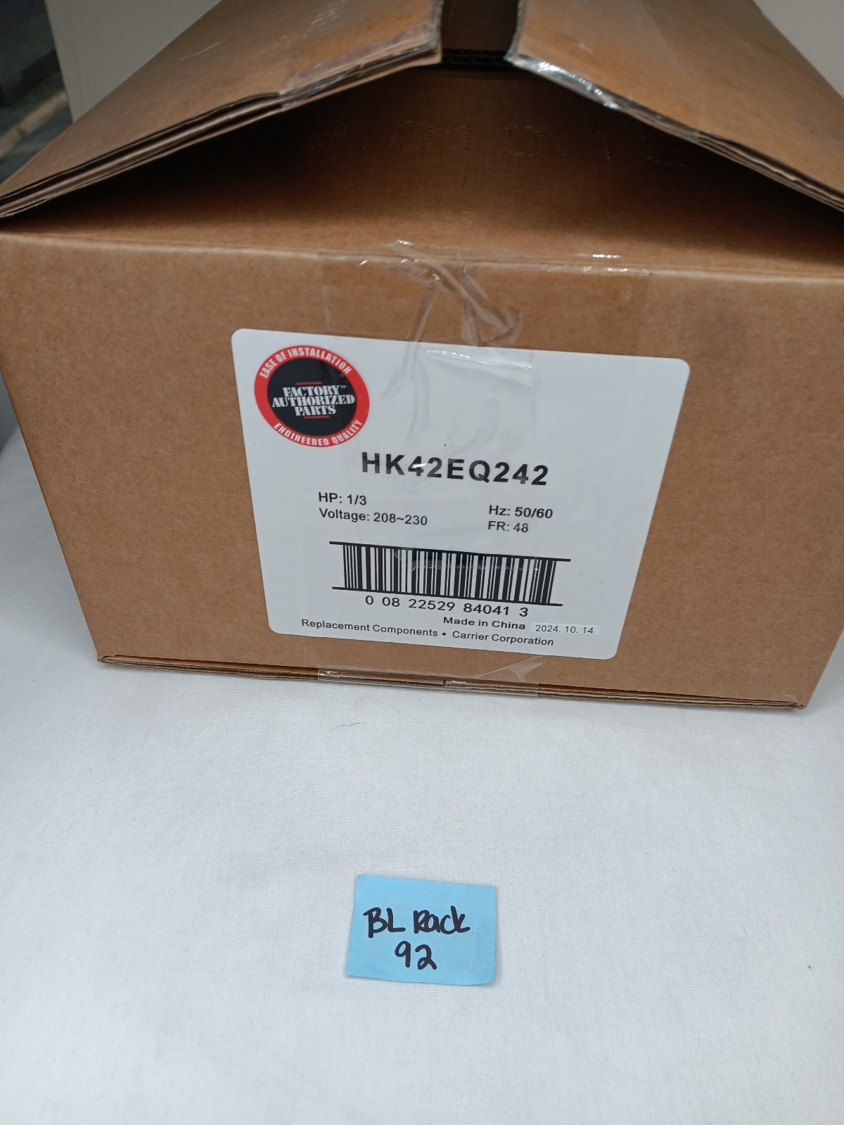 Carrier HK42EQ242 MOTOR MODULE New-Open Box