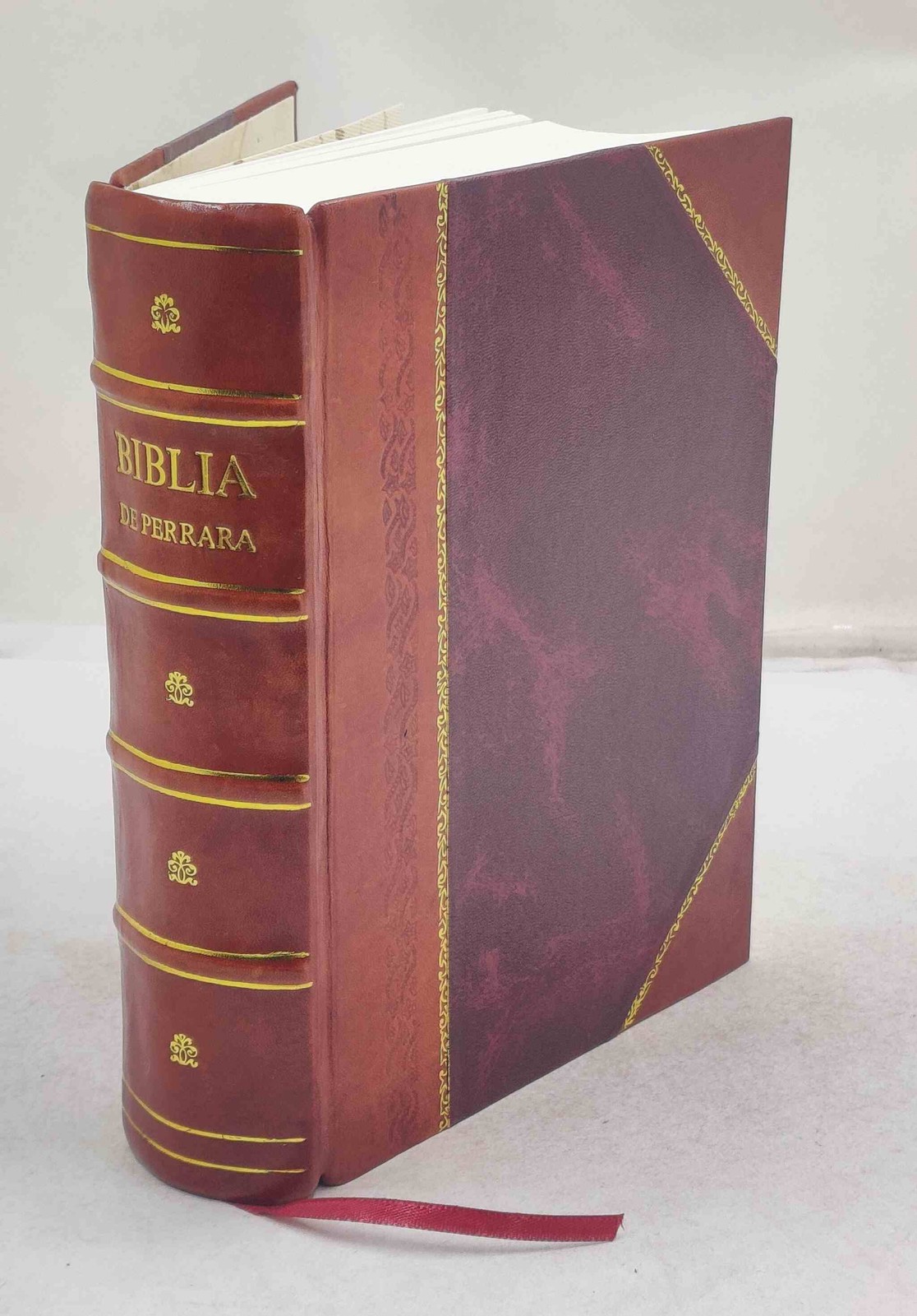 Biblia De Ferrara 1553 [Leather Bound]