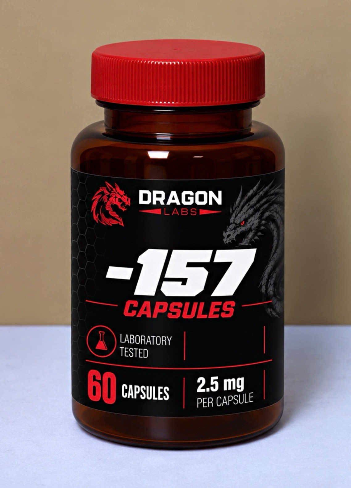 Dragon Labs Supplement-157 2.5mg 60 Capsules Laboratory Tested Tendon Support