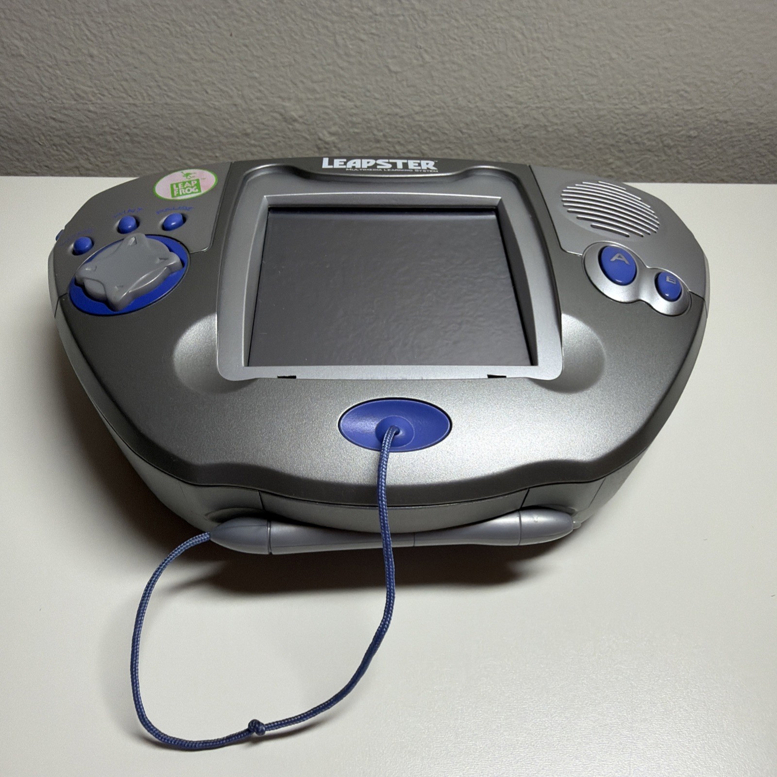 LeapFrog Leapster Multimedia Learning System Handheld Console Grey Blue #20200 LeapFrog Leapster Multimedia Learning System Handheld Console Grey Blue #20200