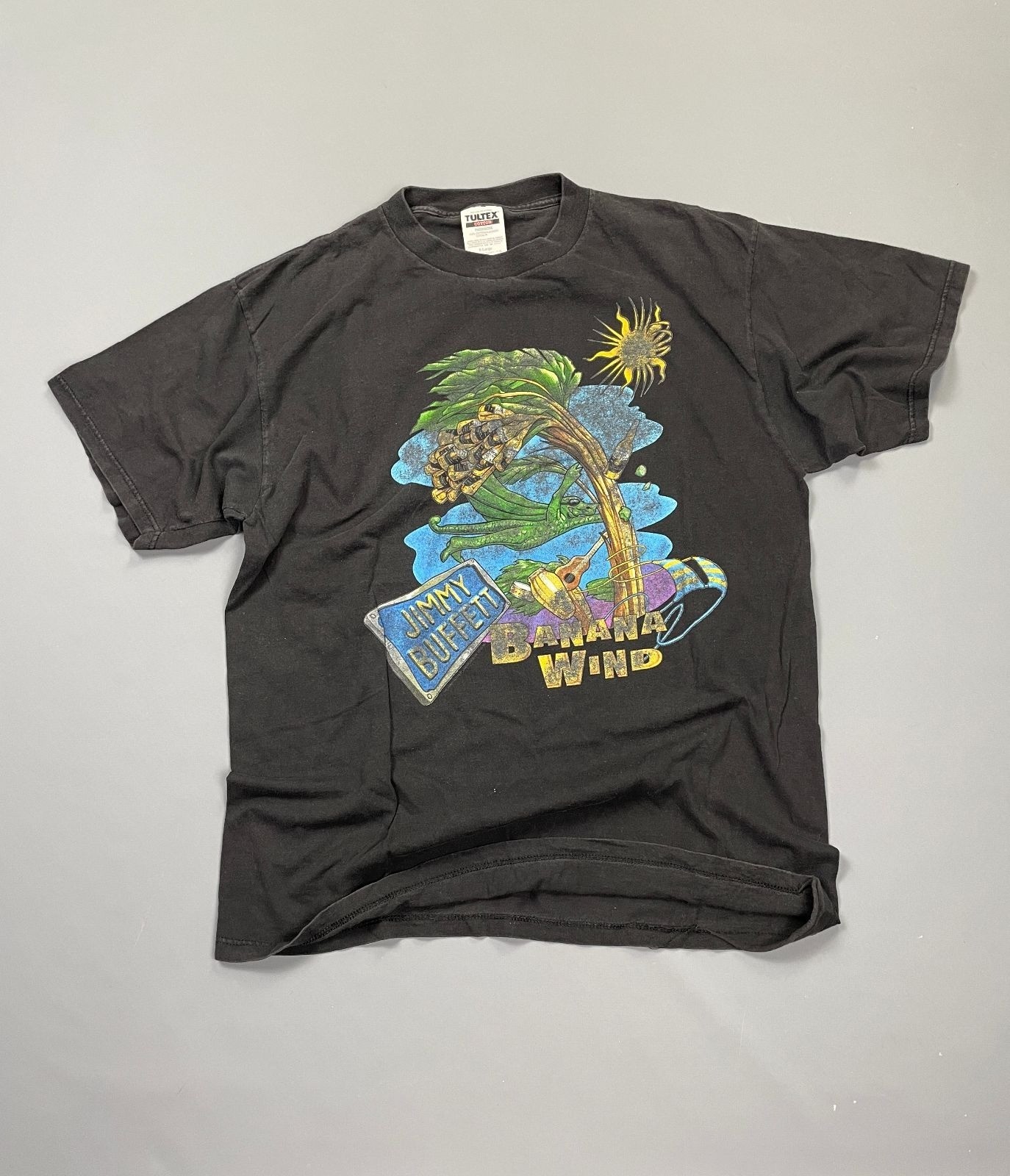 Vintage 1996 Jimmy Buffett Banana Wind Tour T-Shirt Vintage Style Reprint