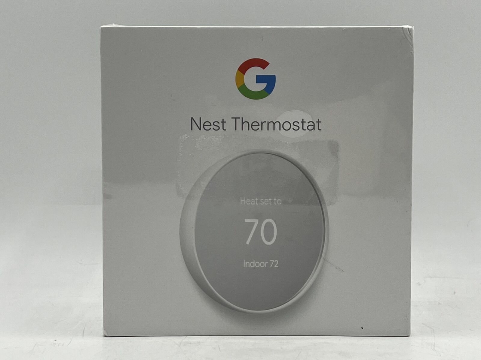 Google Nest G4CVZ GA01334-US Programmable Wi-Fi Smart Thermostat Snow New Sealed