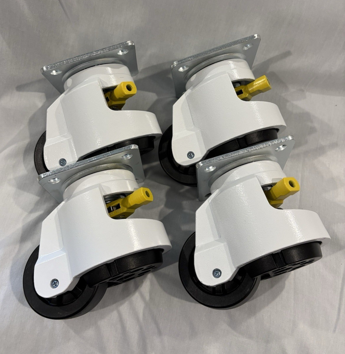 HOLKIE Leveling Casters Set of 4 Heavy Duty 3300lb Adjustable Ratchet TD100
