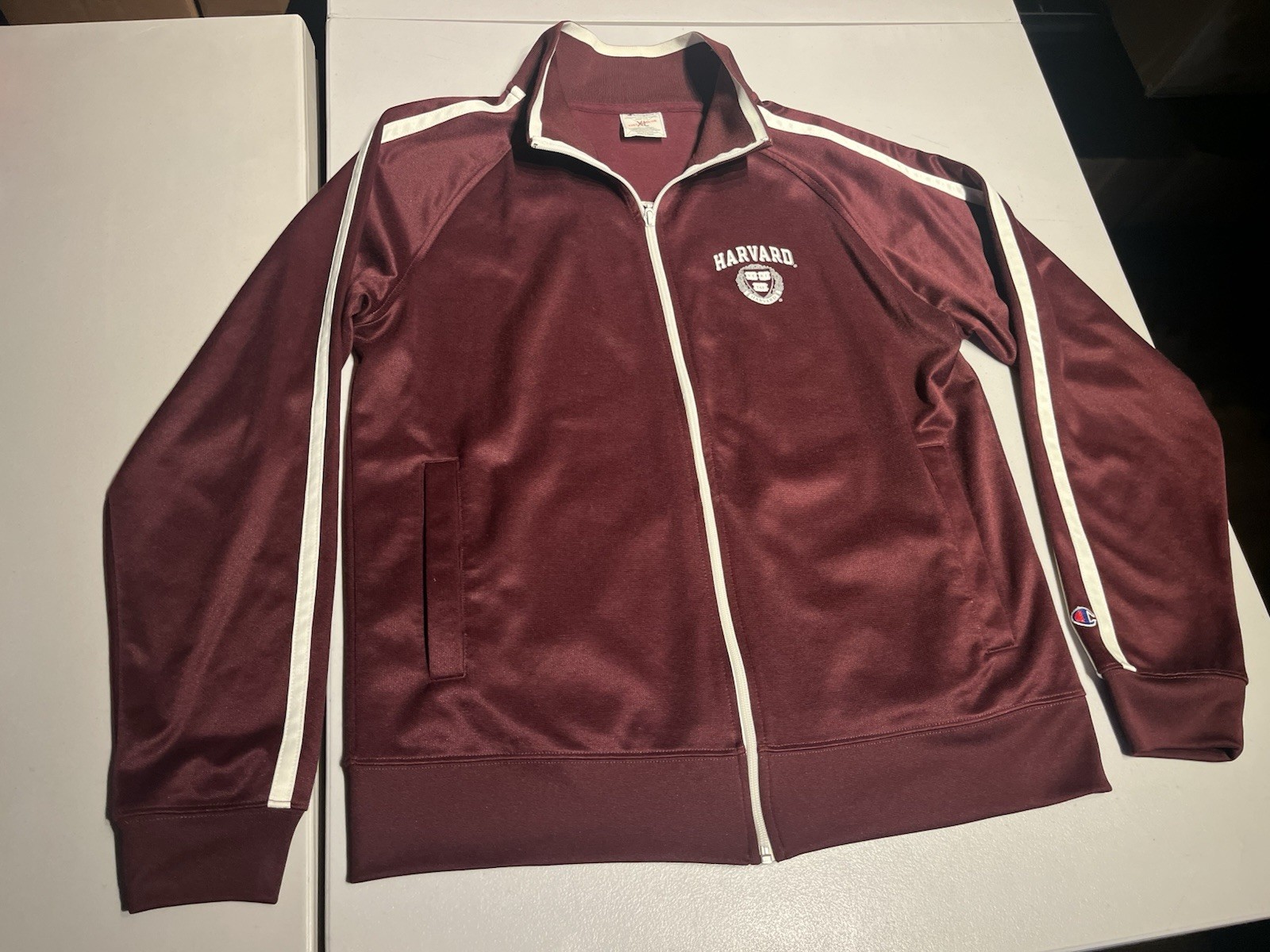 Harvard Jacket Men’s XL Red Champion Field House Ivy League Track Sport Vintage Harvard Jacket Men’s XL Red Champion Field House Ivy League Track Sport Vintage