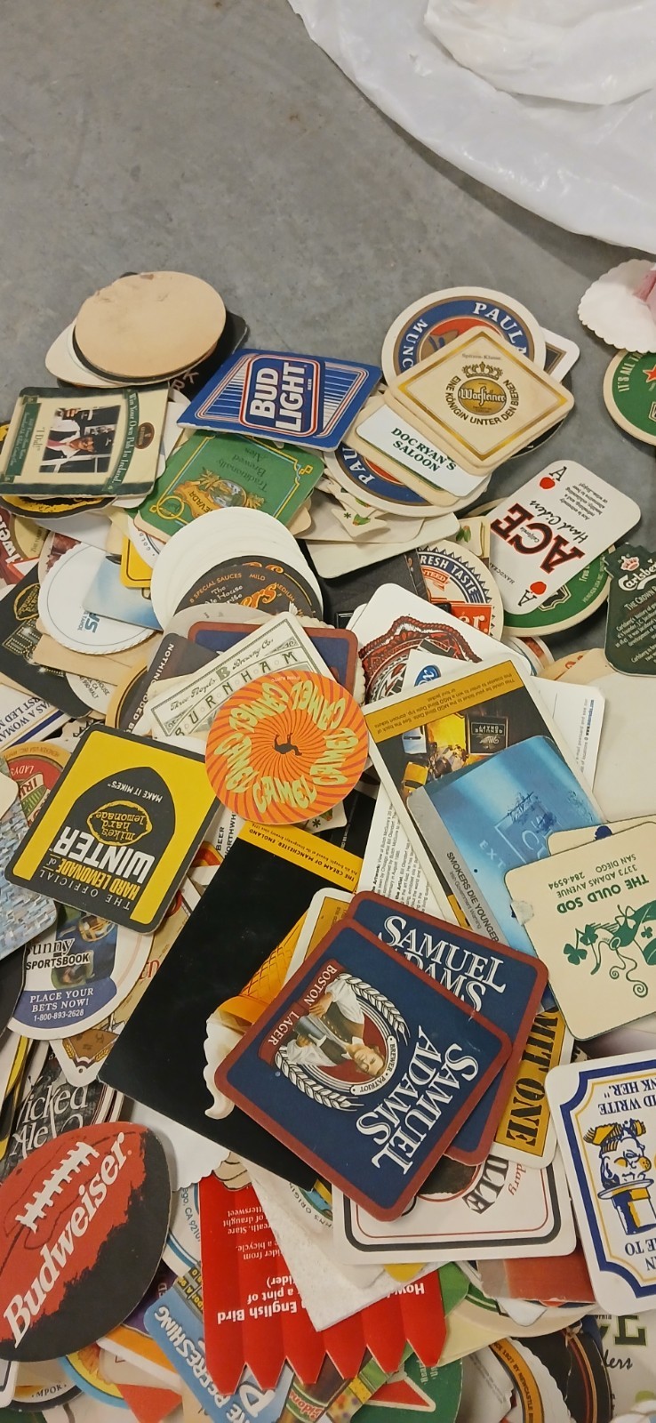 Beer Drink Coasters Cardboard Various Brands-Lot Of 10 Beer Drink Coasters Cardboard Various Brands-Lot Of 10