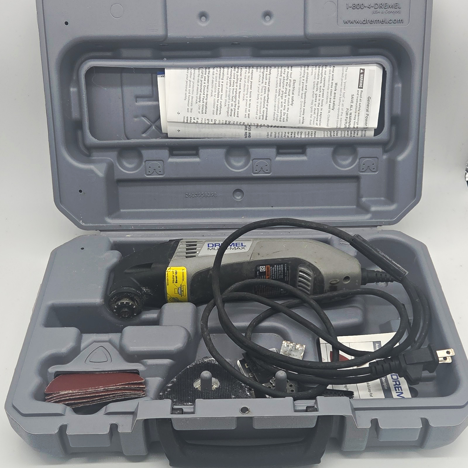 Dremel Multi-Max 6300 Corded Oscillating Multi-Tool Kit W/ Case & Blades