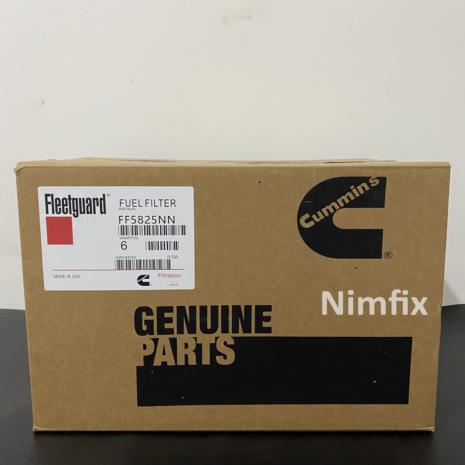 NEW 6PCS FF5825NN For Fleetguard 5599456 Fuel Filter NanoNet X15 Cummins