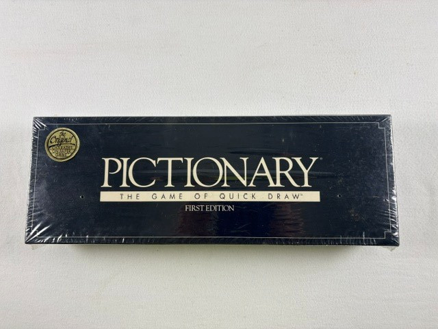 Pictionary First Edition No. 100 Board Game 1985 Sealed NEW Vintage