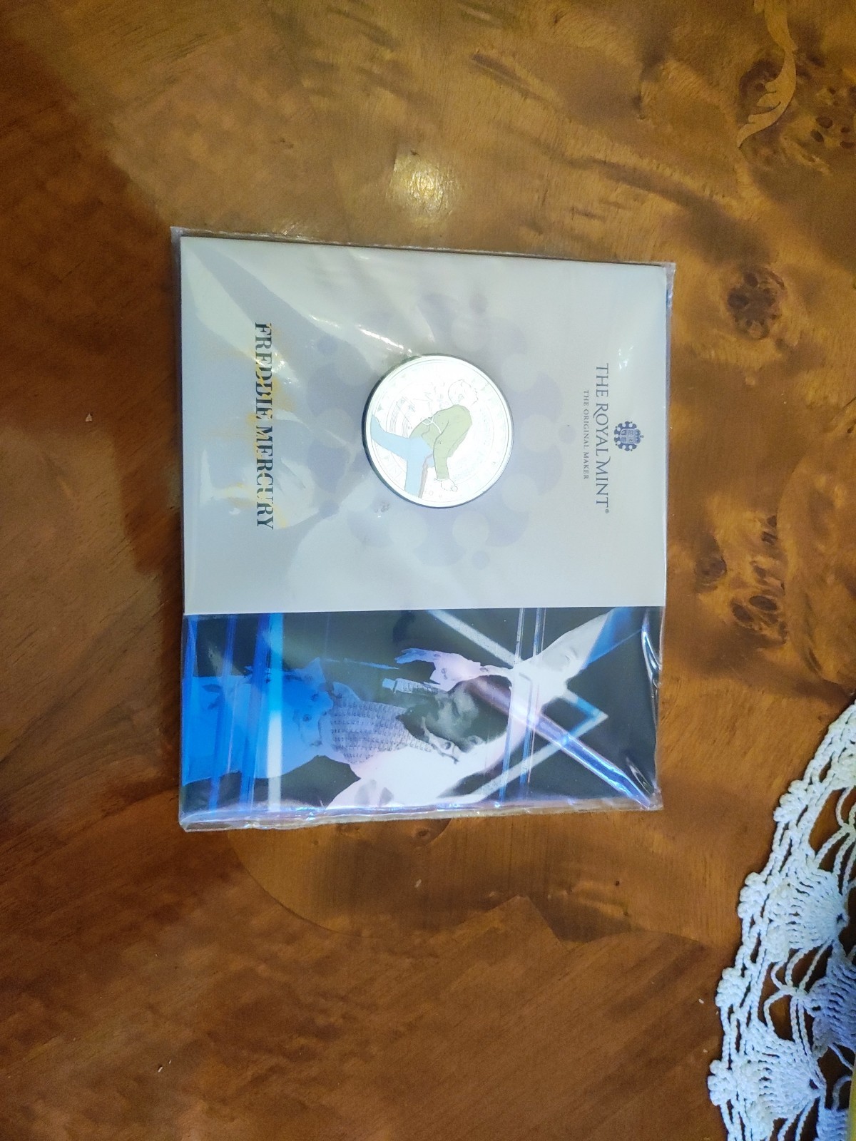 Freddie Mercury 5 Pound Coin Limited Ed. Royal Mint Freddie Mercury 5 Pound Coin Limited Ed. Royal Mint