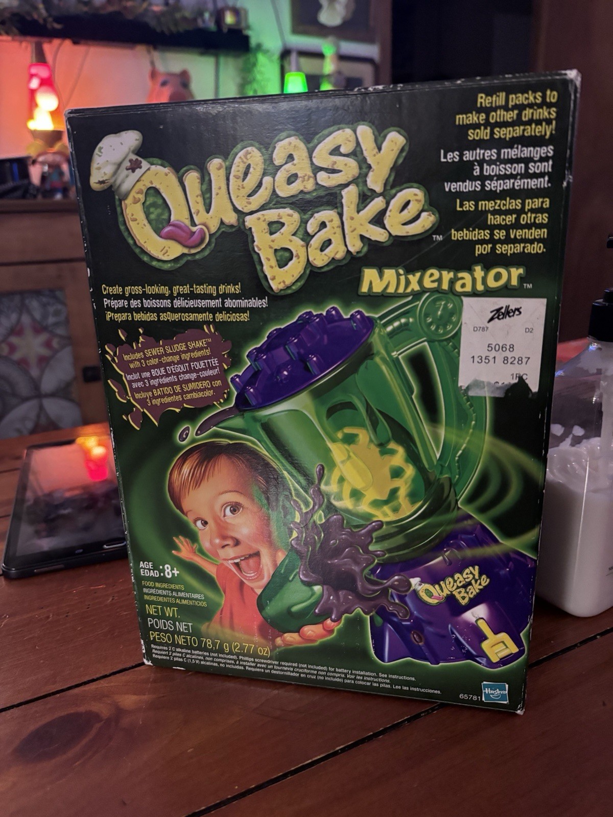 Queasy Bake Mixerator  2002 Hasbro Complete With Sealed Drink Mix And Cups