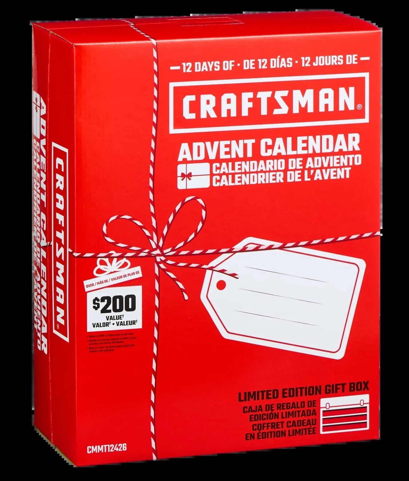 CRAFTSMAN 12 Days Advent Calendar CMMT12426A Limited New Sealed 