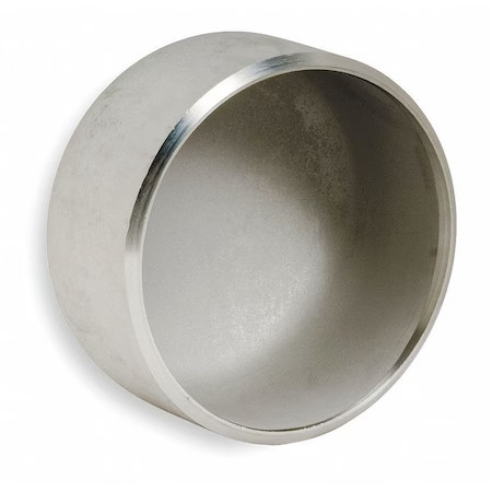 Zoro Select 4381008680 4 In Butt Weld Cap, Schedule 10, 304L Stainless Steel,, Zoro Select 4381008680 4 In Butt Weld Cap, Schedule 10, 304L Stainless Steel,,