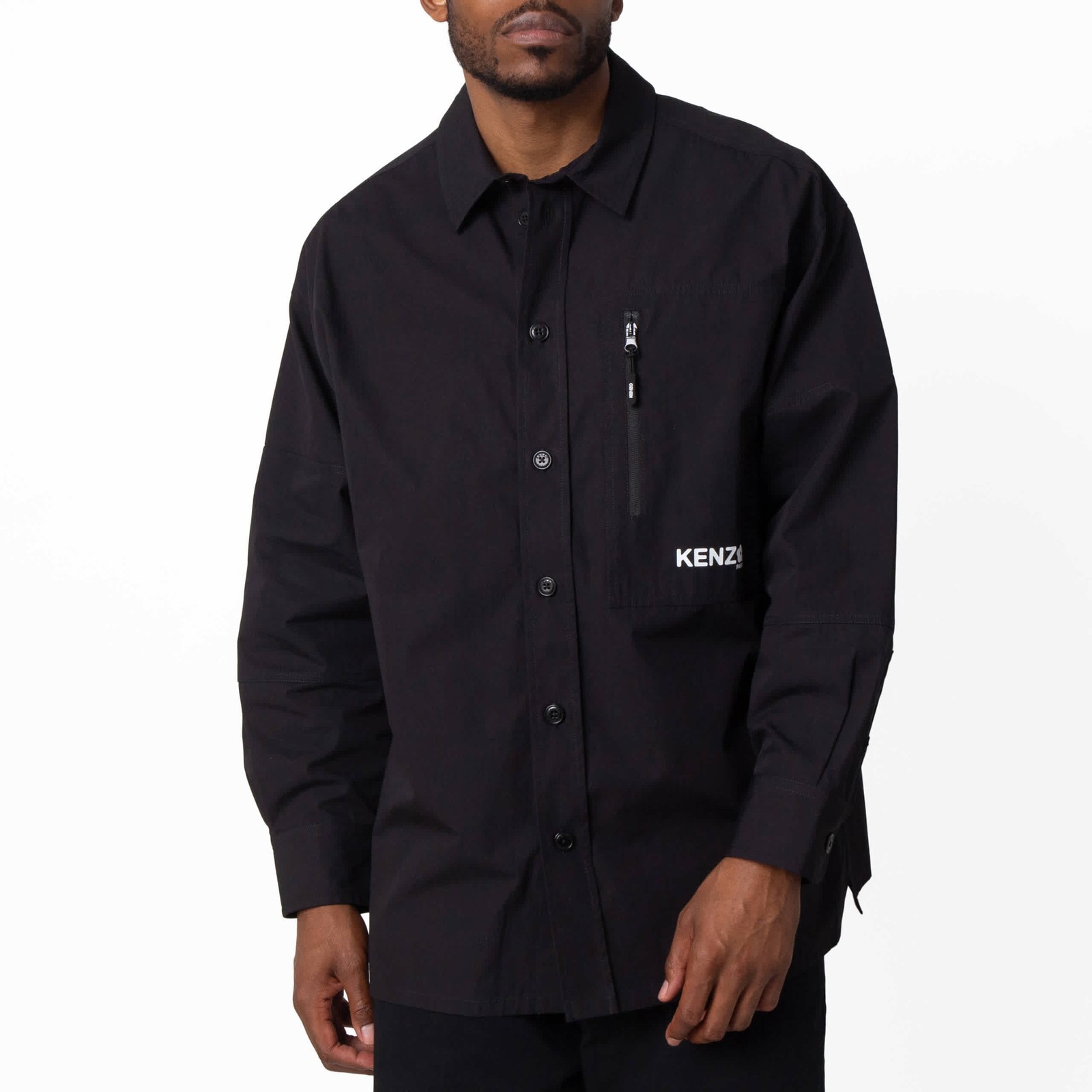 Kenzo Men's Black Boke Flower 2.0 Oversized Shirt