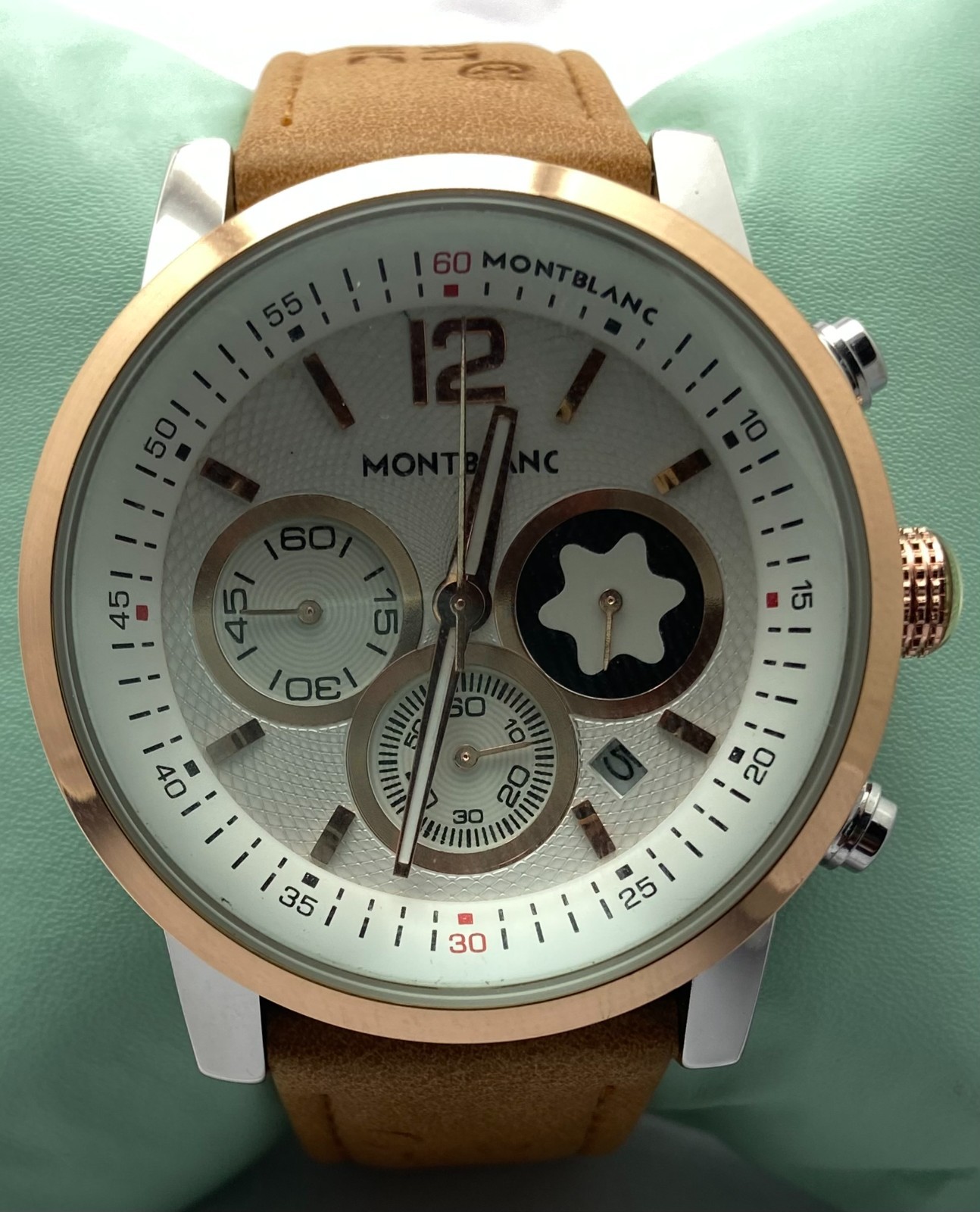 Refurbished Montblanc Starwalker White Dial Chrono & Date Quartz Men's Watch