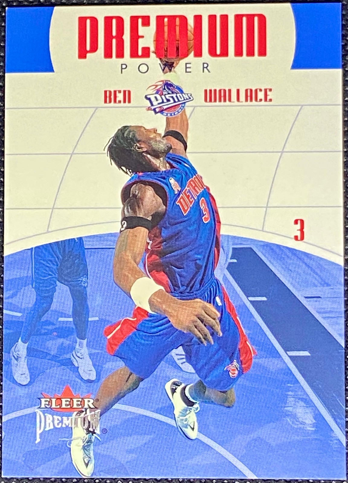 2002-03 Fleer Premium #3 PP Ben Wallace Power 2002-03 Fleer Premium #3 PP Ben Wallace Power