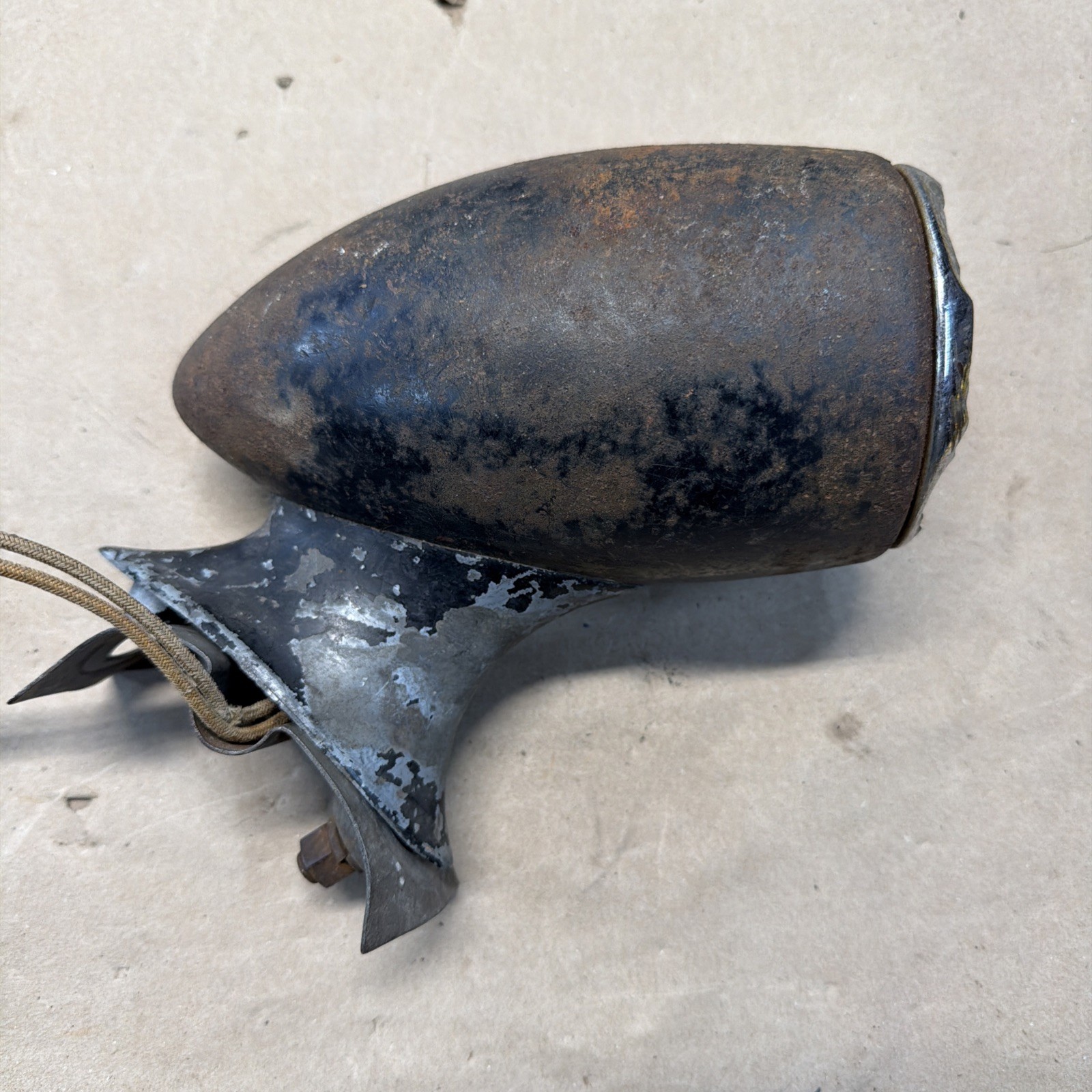 1936 ? Plymouth Dodge ? Tail Light Housing And Stand. Nice Piece OEM 1936 ? Plymouth Dodge ? Tail Light Housing And Stand. Nice Piece OEM