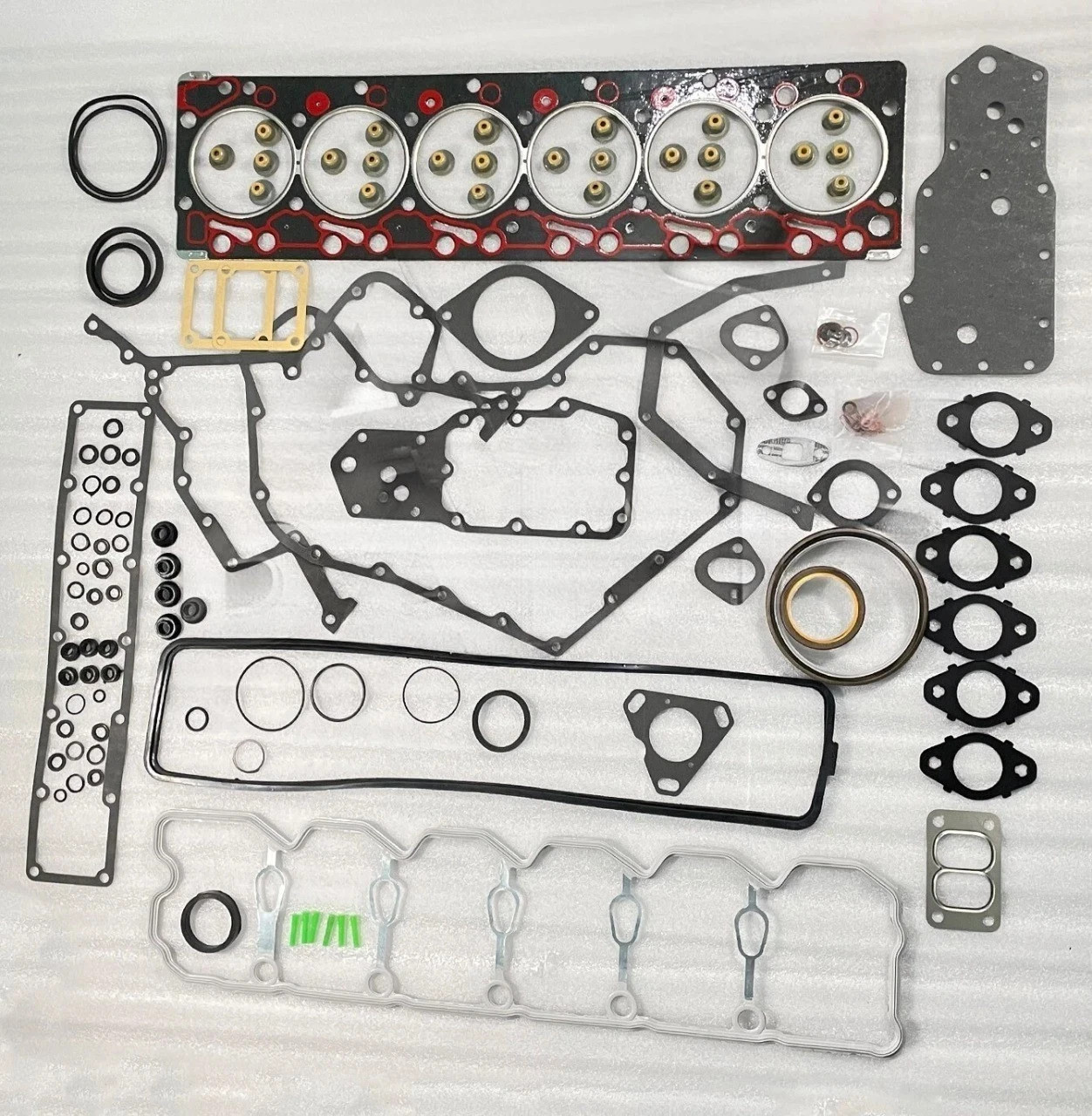 FIT FOR CUMMINS 6BT 6B, 6BTA, 5.9L 24V FULL GASKET SET 6 CLYINDER KIT TIMING SET
