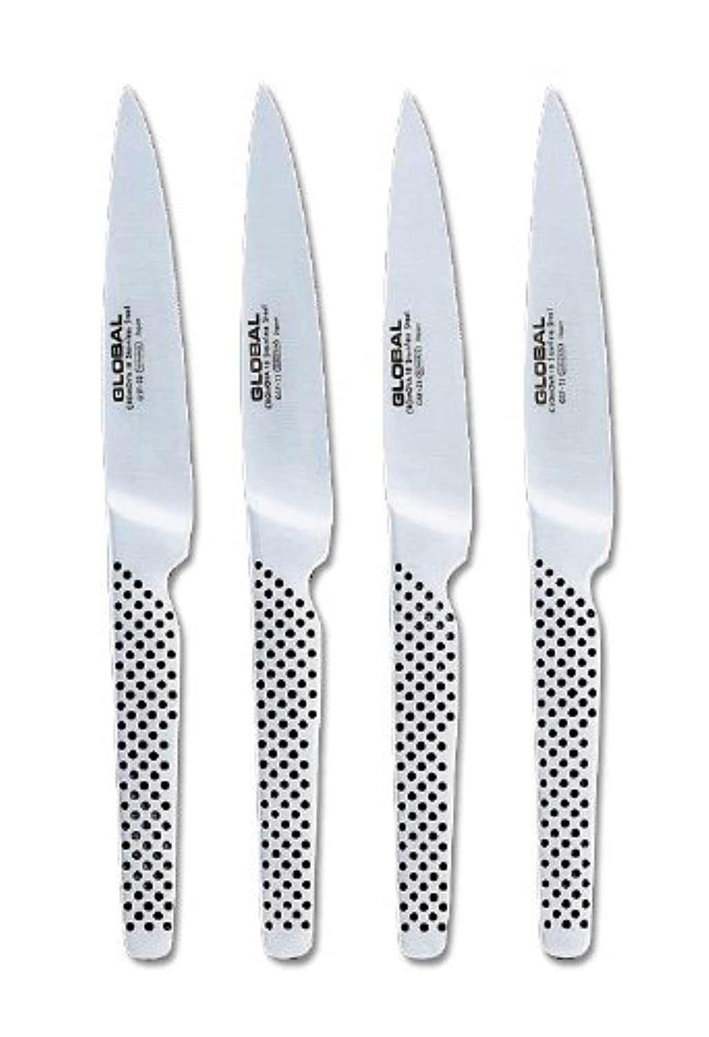 Premium 4-Piece Steak Knife Set - Sharp Stainless Steel Blades, Ergonomic Handle Premium 4-Piece Steak Knife Set - Sharp Stainless Steel Blades, Ergonomic Handle