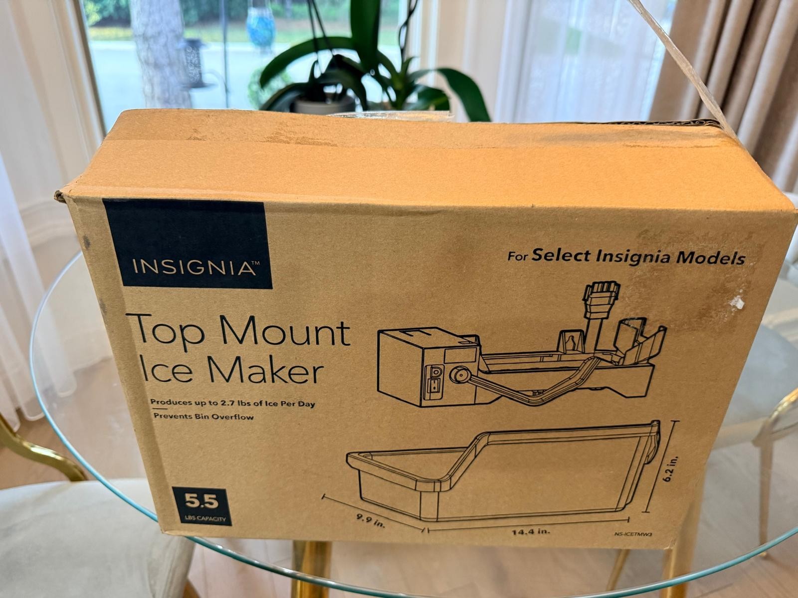Ice Maker Kit for Select Insignia Top Freezer Refrigerator - NS-ICETMW3 Ice Maker Kit for Select Insignia Top Freezer Refrigerator - NS-ICETMW3