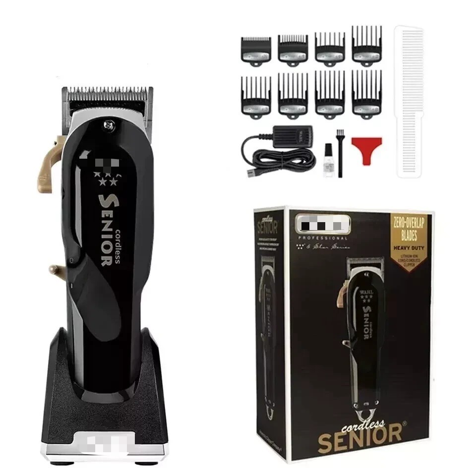 New 8504-400 Professional 5 Star Cordless Senior Clipper Black