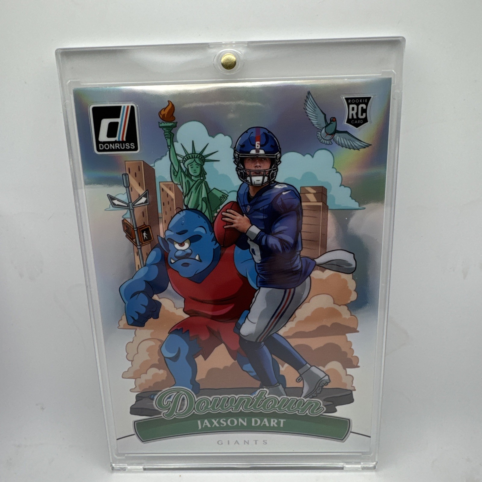 2025 Panini Donruss JAXSON DART DOWNTOWN 🔥 Rookie (Oversized ) #14 RC NY Giants 2025 Panini Donruss JAXSON DART DOWNTOWN 🔥 Rookie (Oversized ) #14 RC NY Giants
