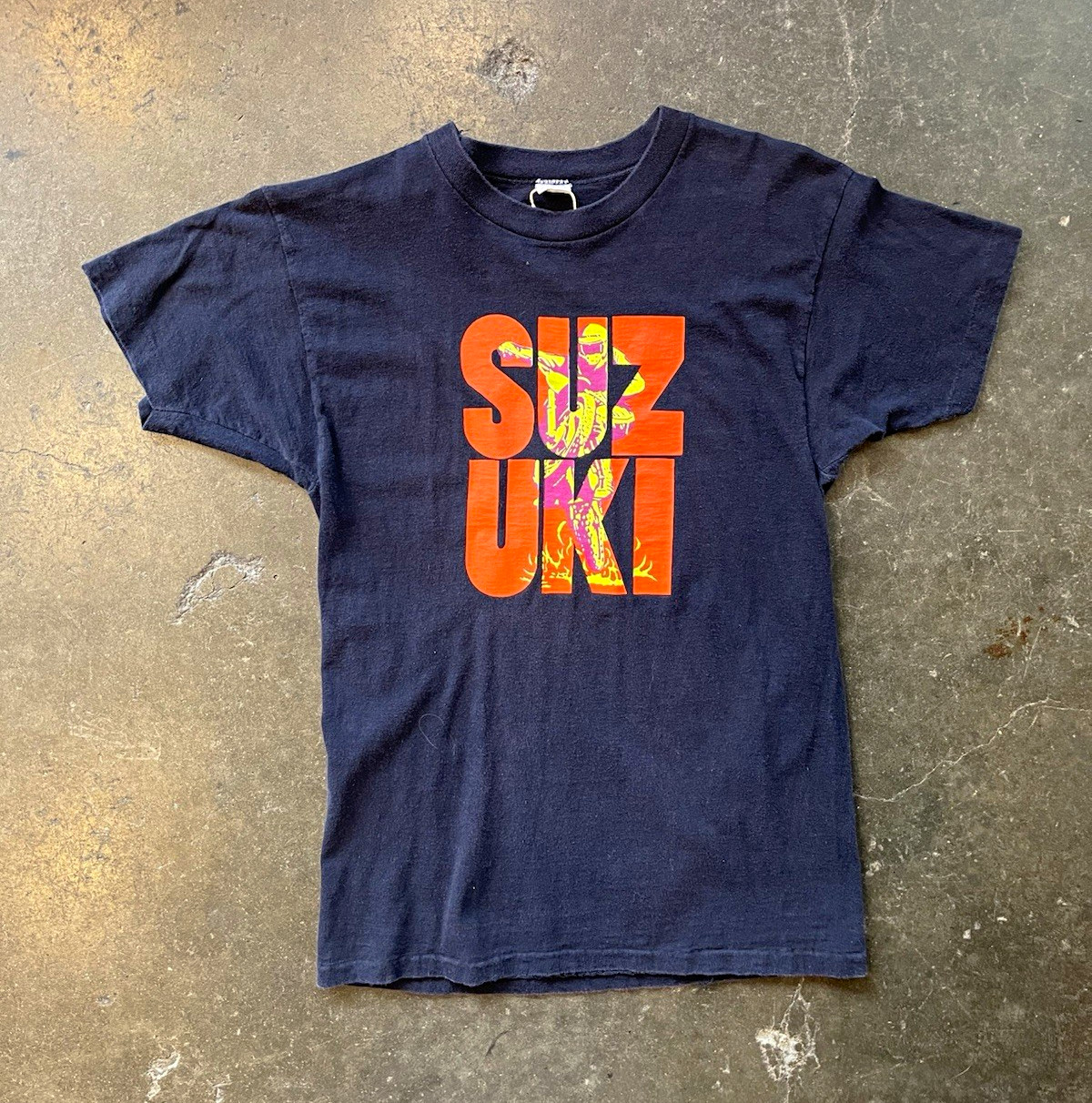 Vintage 70s Mayo Spruce Suzuki Tee Sz M Vintage 70s Mayo Spruce Suzuki Tee Sz M