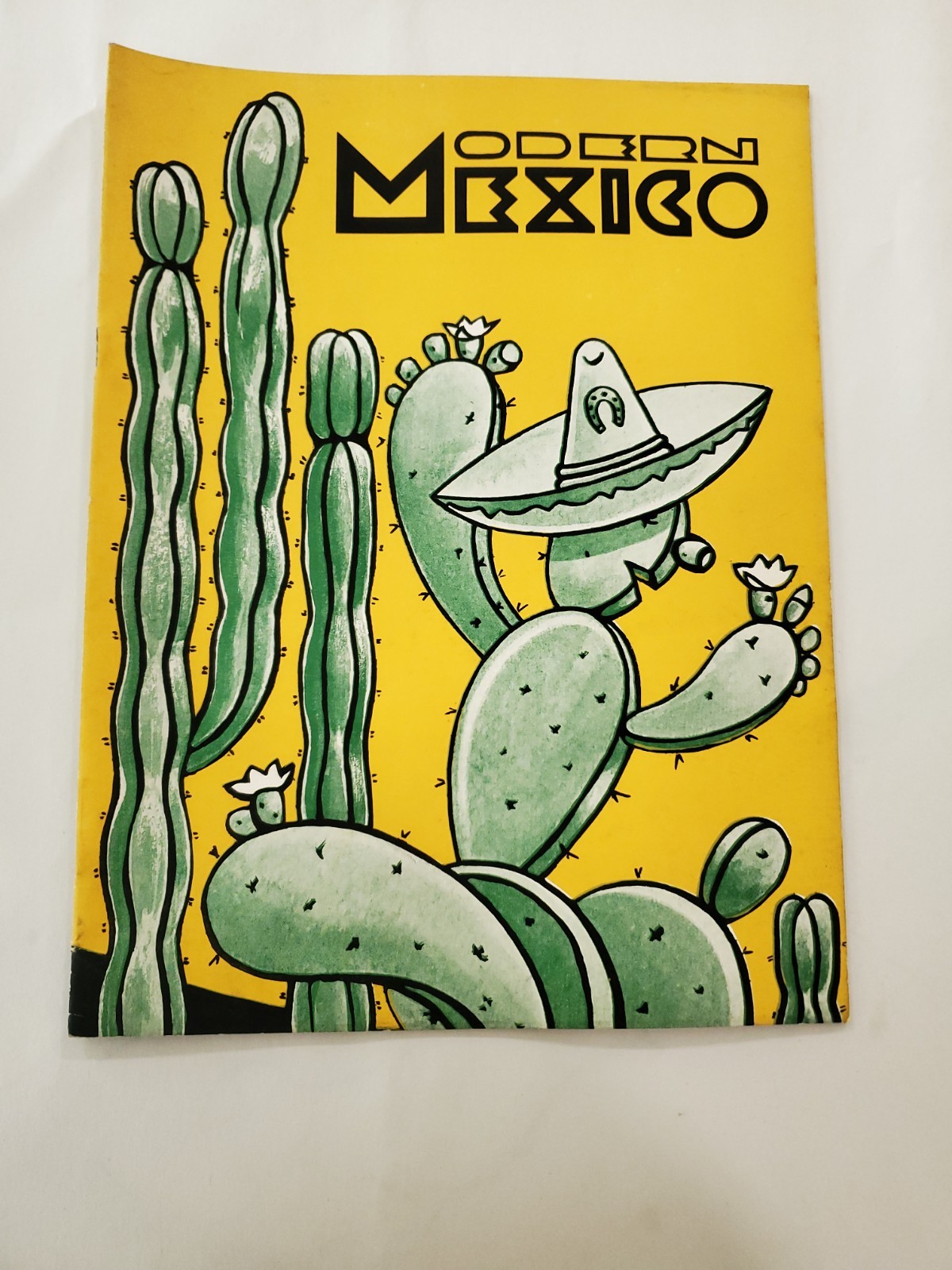 1935 Modern Mexico Magazine Art Deco Cover Mexican Chamber Commerce