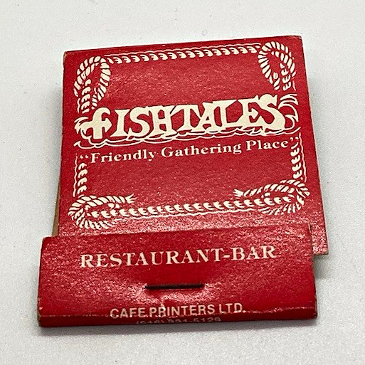 fishtales restaurant-bar manhasset ny collectible matchbook cover fresh fish fishtales restaurant-bar manhasset ny collectible matchbook cover fresh fish