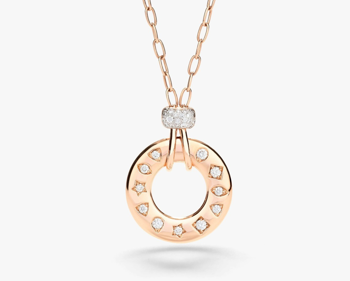 Pomellato Iconica VVS1 Moissanite Pendants,925 Sterling Silver Pendant for her