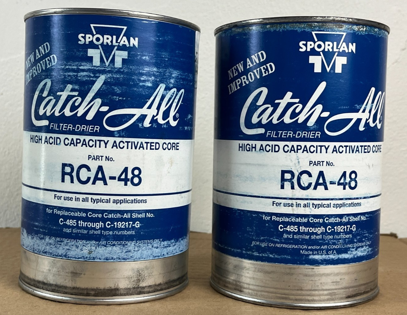 2. X Sporlan RCA-48 Filter Drier Catch All High acid Capacity Activated Core 2. X Sporlan RCA-48 Filter Drier Catch All High acid Capacity Activated Core