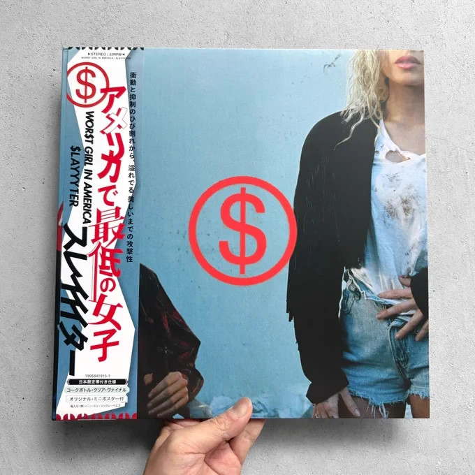 Slayyyter Wor$T Girl In America Vinyl LP Japanese Obi New