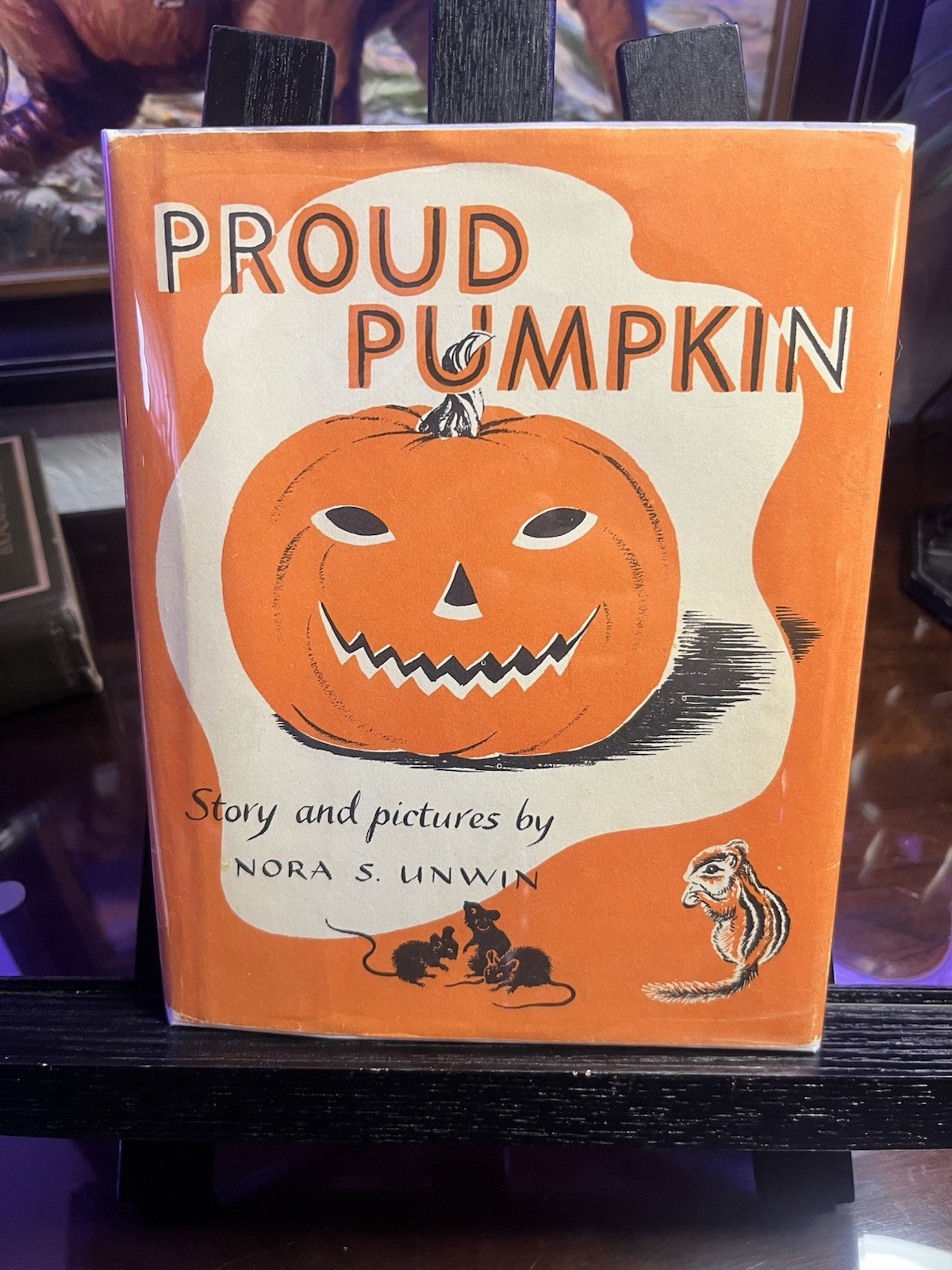 Proud Pumpkin Nora S Unwin Signed Autograph 1973 8th Printing