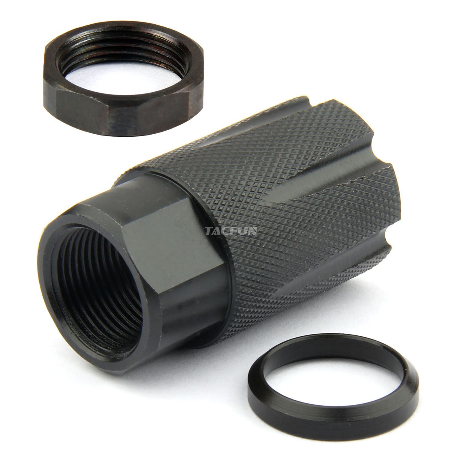 Compact Low Concussion 5/8x24 Muzzle Brake Compensator for 308 300BLK 7.62 300 Compact Low Concussion 5/8x24 Muzzle Brake Compensator for 308 300BLK 7.62 300