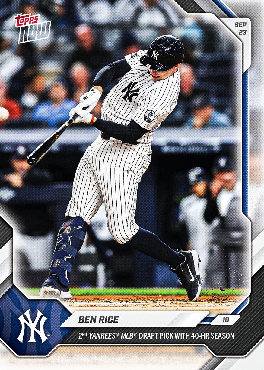 *PRE SALE* Ben Rice - 2026 MLB Topps NOW® - Card 708