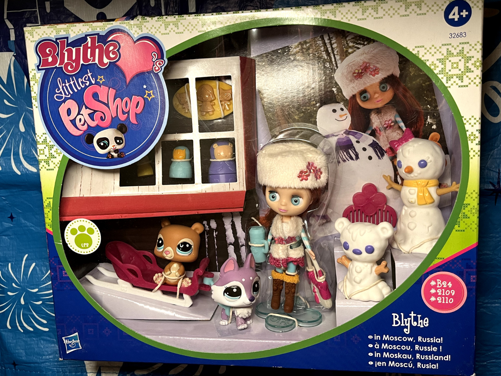 Brand New Littlest Pet Shop Moscow Bundled Beauties Blythe Doll #B24 #2109 #2110