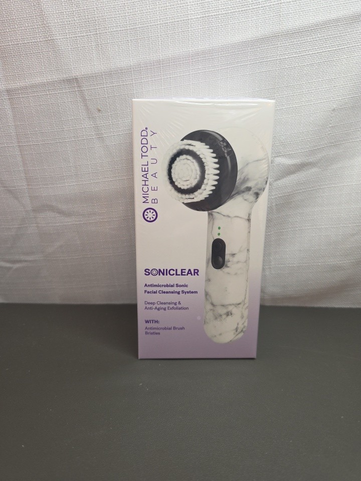 Michael Todd SONICLEAR Sonic Facial Cleansing System White Marble New Sealed Michael Todd SONICLEAR Sonic Facial Cleansing System White Marble New Sealed