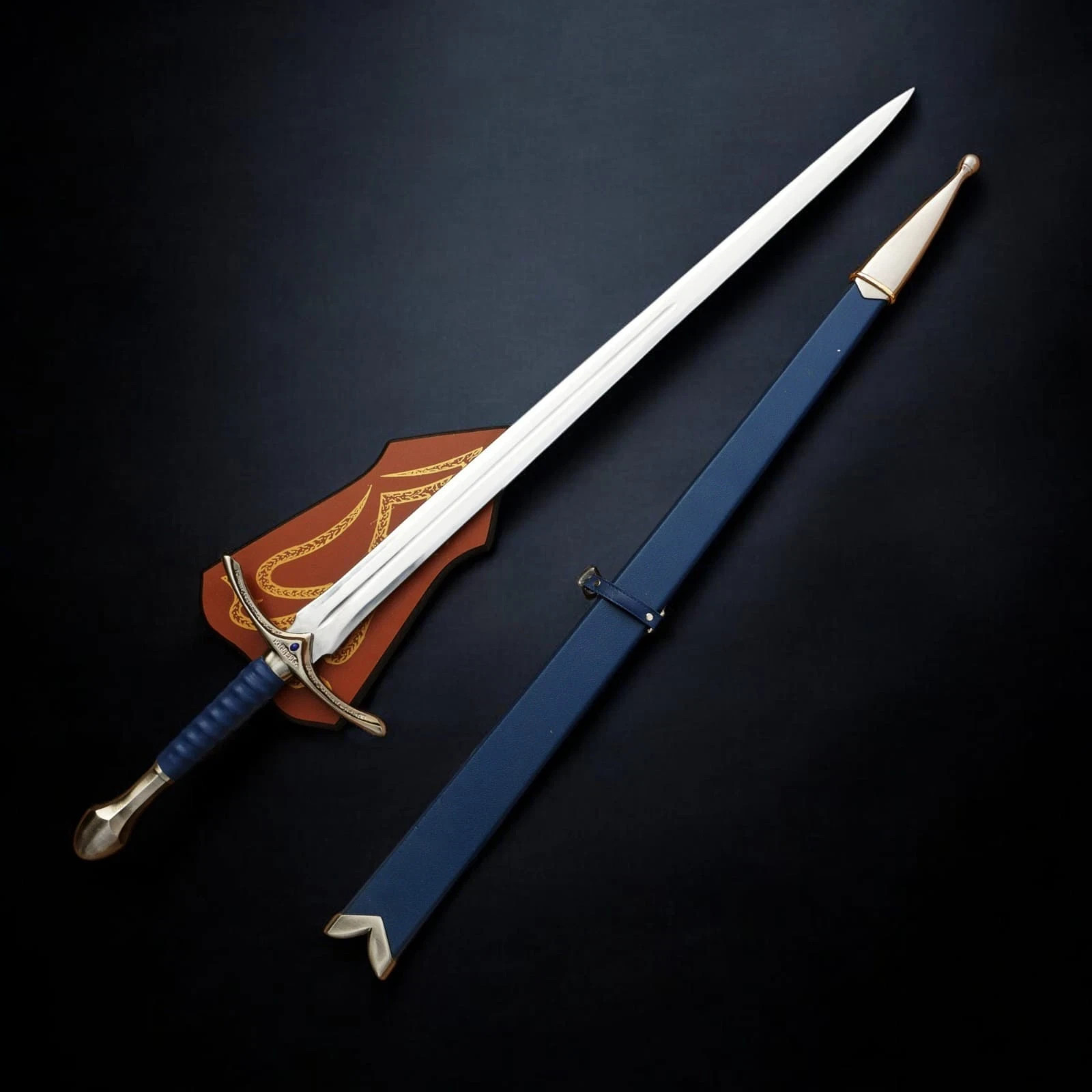 Gandalf’s Glamdring Sword Replica Lord of the Rings with FREE Wall Display Mount Gandalf’s Glamdring Sword Replica Lord of the Rings with FREE Wall Display Mount