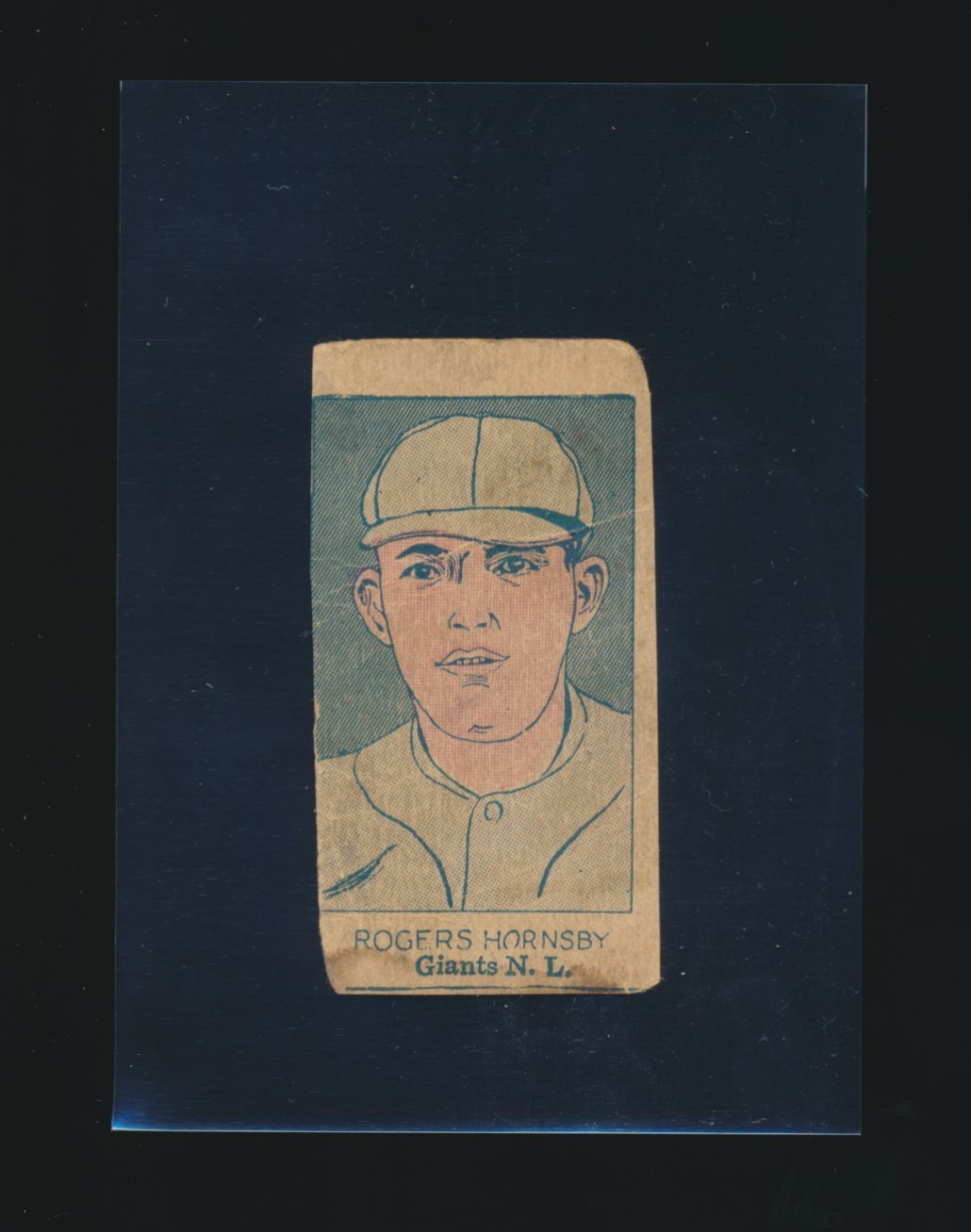 1926-27 W512 Strip Cards -ROGERS HORNSBY (New York Giants) *RARE TEAM CHANGE*