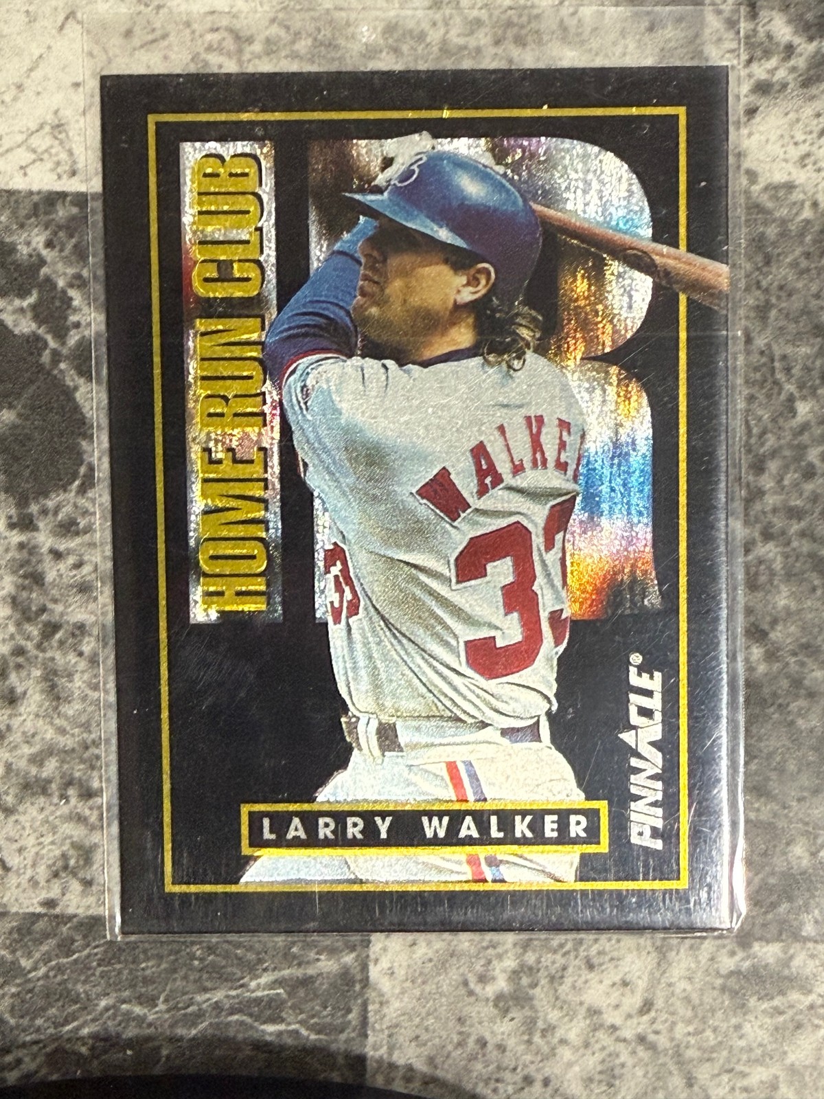 1993 Pinnacle Home Run Club #14 Larry Walker 1993 Pinnacle Home Run Club #14 Larry Walker