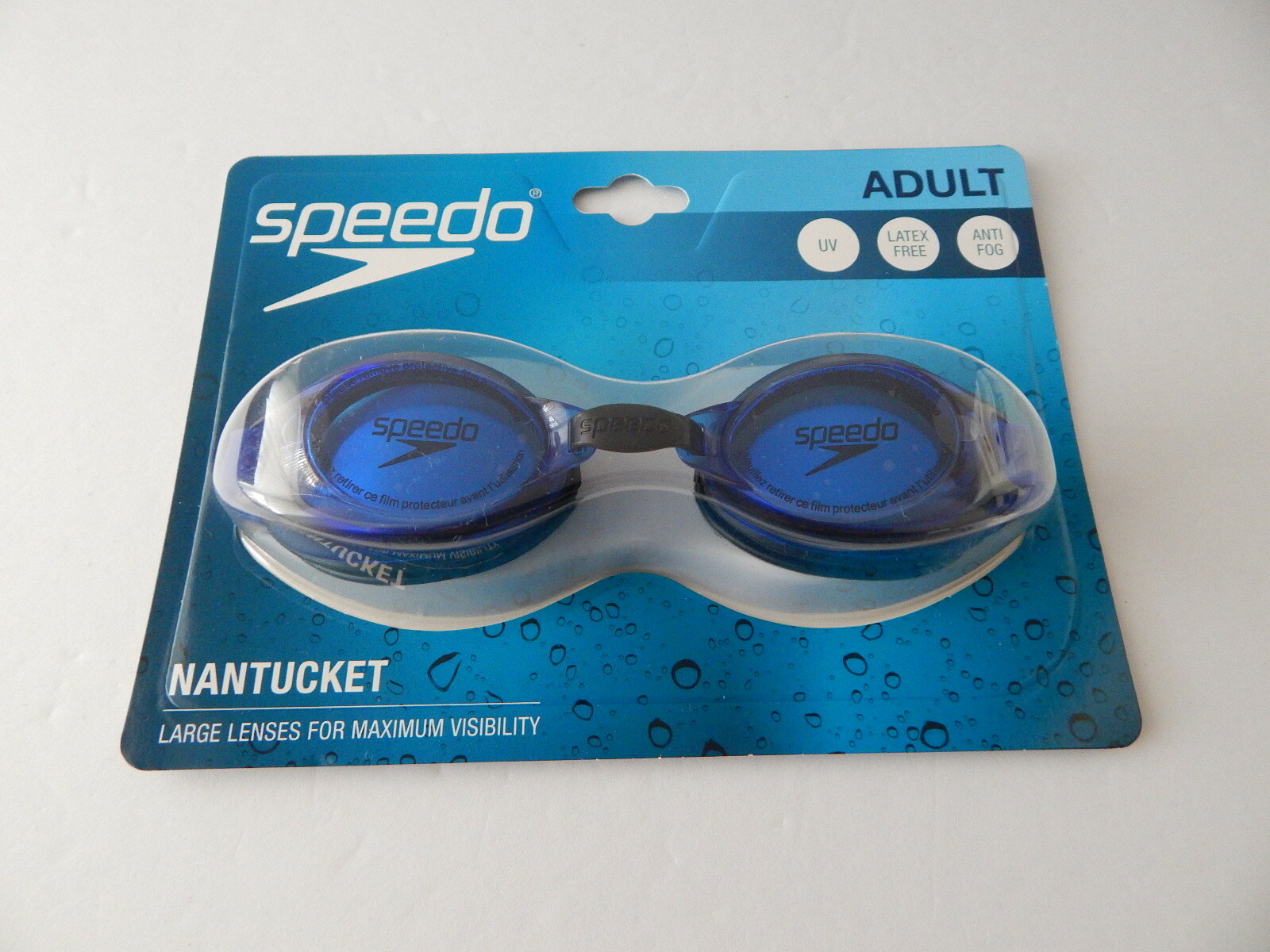 Speedo Kingstown Edisto Trigger Nantucket Swimming Goggles with Large Lenses New Speedo Kingstown Edisto Trigger Nantucket Swimming Goggles with Large Lenses New
