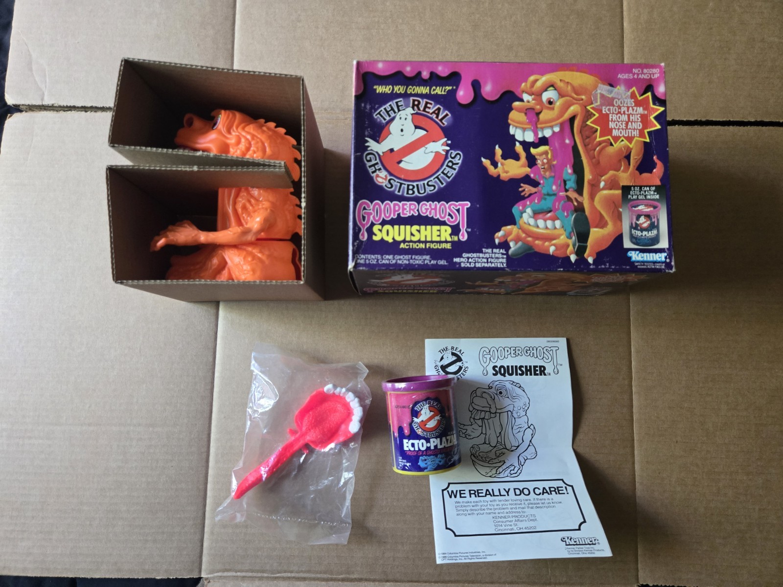 Vintage 1986 Kenner Ghostbusters Gooper Ghost Squisher NEW OPEN BOX w/ Ectoplazm Vintage 1986 Kenner Ghostbusters Gooper Ghost Squisher NEW OPEN BOX w/ Ectoplazm